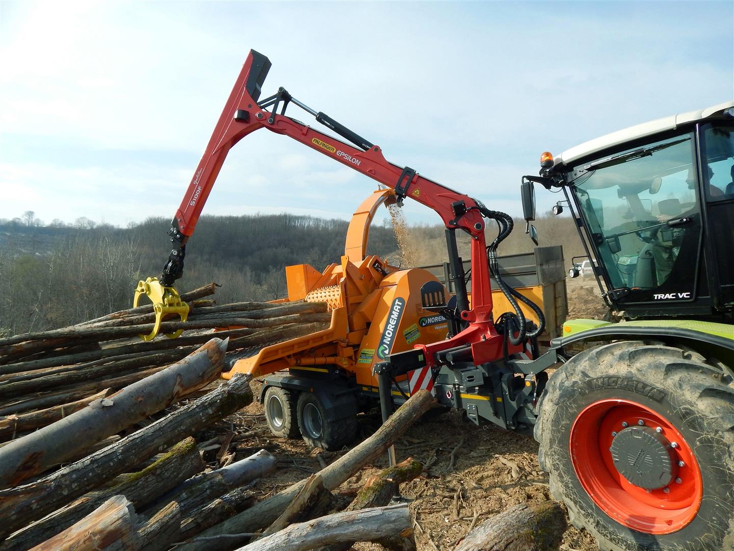 Déchiqueteuse à plaquettes Valormax Noremat Jenz 24